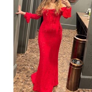 House of CB Belle Dress, Red